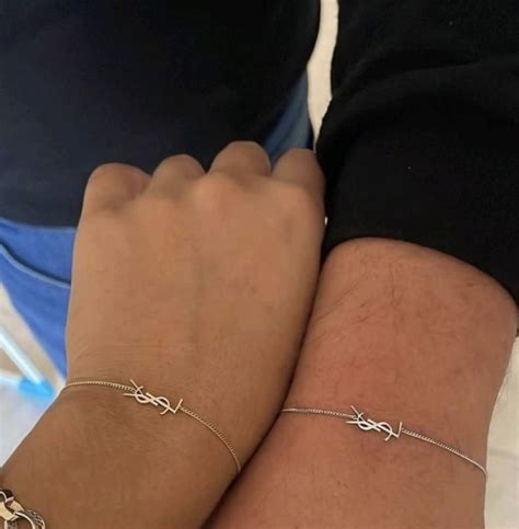 ysl matching bracelets couple|the saint lauren ladies braclets.